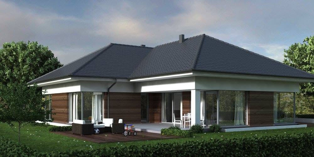 Dom parterowy z patio - zdjęcie 4